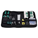 Divers outils : Dispose de divers outils, y compris une pince à câble réseau, un coupe-fil, un dénudeur de ligne, un testeur de réseau, etc.