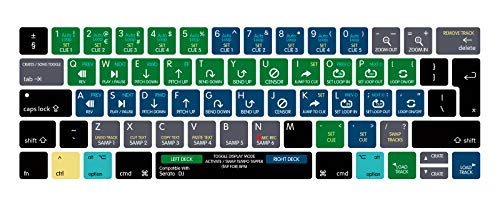 MMDW Serato DJ Shortcut Hotkeys Silicone Keyboard Cover Skin for MacBook Pro 13 15 inch 2019 2018 2017 2016 with Touch Bar&Touch ID Model:A2159 A1989 A1706/A1990 A1707,European Version MMDW Serato DJ Shortcut Hotkeys Silicone Keyboard Cover Skin for MacBook Pro 13 15 inch 2019 2018 2017 2016 with Touch Bar&Touch ID Model:A2159 A1989 A1706/A1990 A1707,European Version