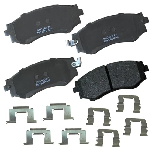 Image of Bendix Premium SBC485 Ceramic Front Brake Pads for INFINITI G20 1996-1991, Nissan 240SX 1994-1989, 240SX 1998-1997, Axxess 1995-1990, Sentra 2006-2000, Stanza 1992-1990