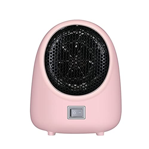 calefactor portátil Calentador de calentador rápido ventilador conveniente calentador pequeño calentador de escritorio silencioso USB Calentador eléctrico termostato del radiador (Color : Pink)