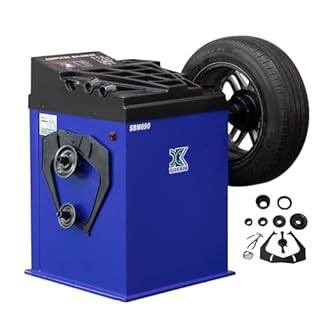 XK Tire Changer, New 2.0 Horsepower Wheel Changers Machine Combo Balancer Rim Clamp 950 690 with 36 Month Part Replacements