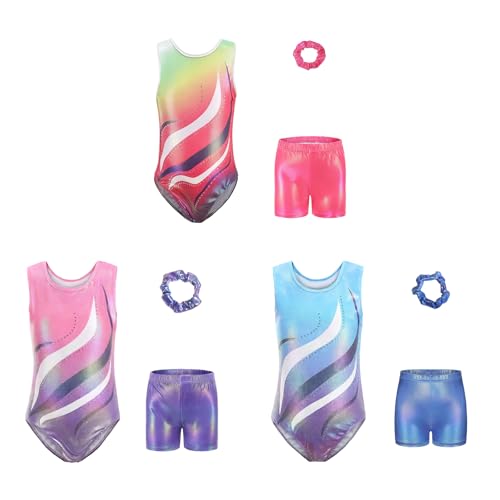 Justaucorps de gymnastique lavable et extensible pour filles - 3