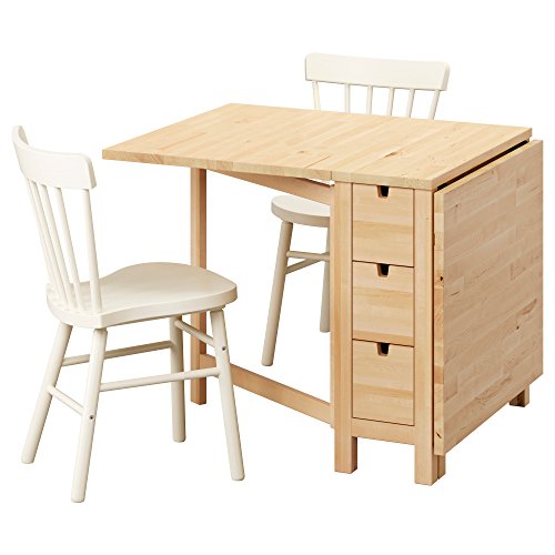 ZigZag Trading Ltd IKEA Norden/norraryd – Mesa y 2 sillas/de Abedul Blanco