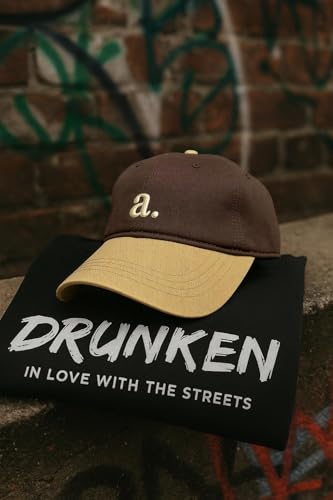 Image of DRUNKEN Cap for Men Women Topi Unisex Head Branded Boy's Girl's Caps Adjustable Strap Summer Sports Cricket Gym Dance Cotton Free Size Free Size Cotton Hat Summer Look Snapback
