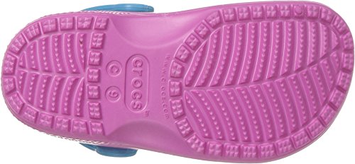 Image of Crocs Kids' Classic Graphic K Clog, Multi Color /Pink, 3 M US Little Kid