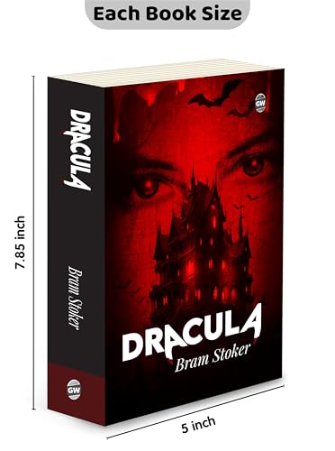 Image of Dracula by Bram Stoker (Paperback) : Timeless Classic Horror Novel, Iconic Vampire Story, Must-Read Gothic Fiction