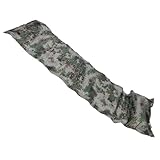 ifundom Cojín Inflable con Almohada Almohadilla Portátil Estera Colchón Inflable Individual Colchoneta para Dormir Mochilero Aire Camouflage Poliéster Recubierto De PVC