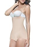 Vedette Shapewear 123 Lillian Strapless Body Shaper Nude X-Large