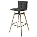 SoBuy Stołek barowy, hoker z oparciem FST45-DG