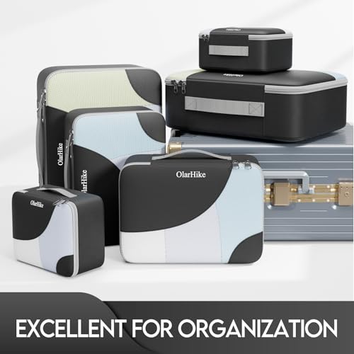 OlarHike 6-Piece Packing Cubes Set for Travelers
