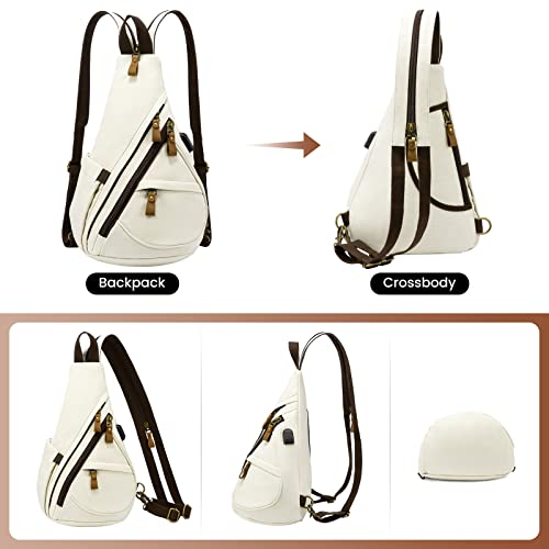 Lovevook Sling Bag Crossbody Backpack Shoulder Bag Lightweight Casual Daypacks For Women Men Cycling Hiking Travel #TOP6