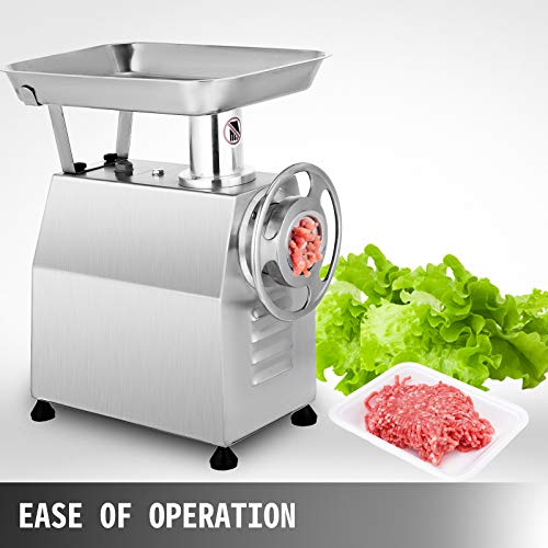VEVOR Tritacarne Automatico per Carne TK-22 250 kg...