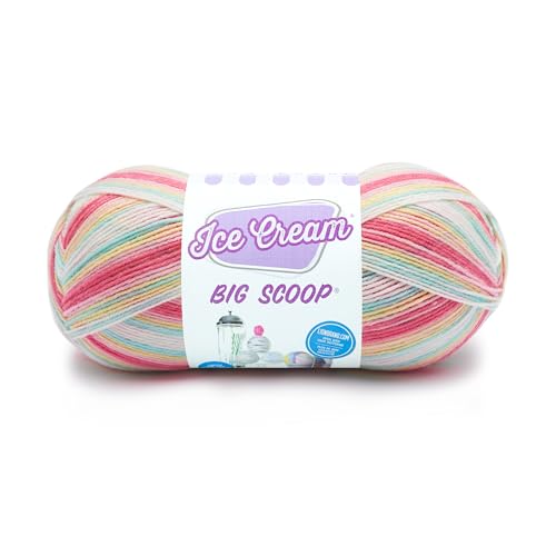 Image of Lion Brand Yarn Ice Cream Big Scoop Yarn, Tutti Frutti