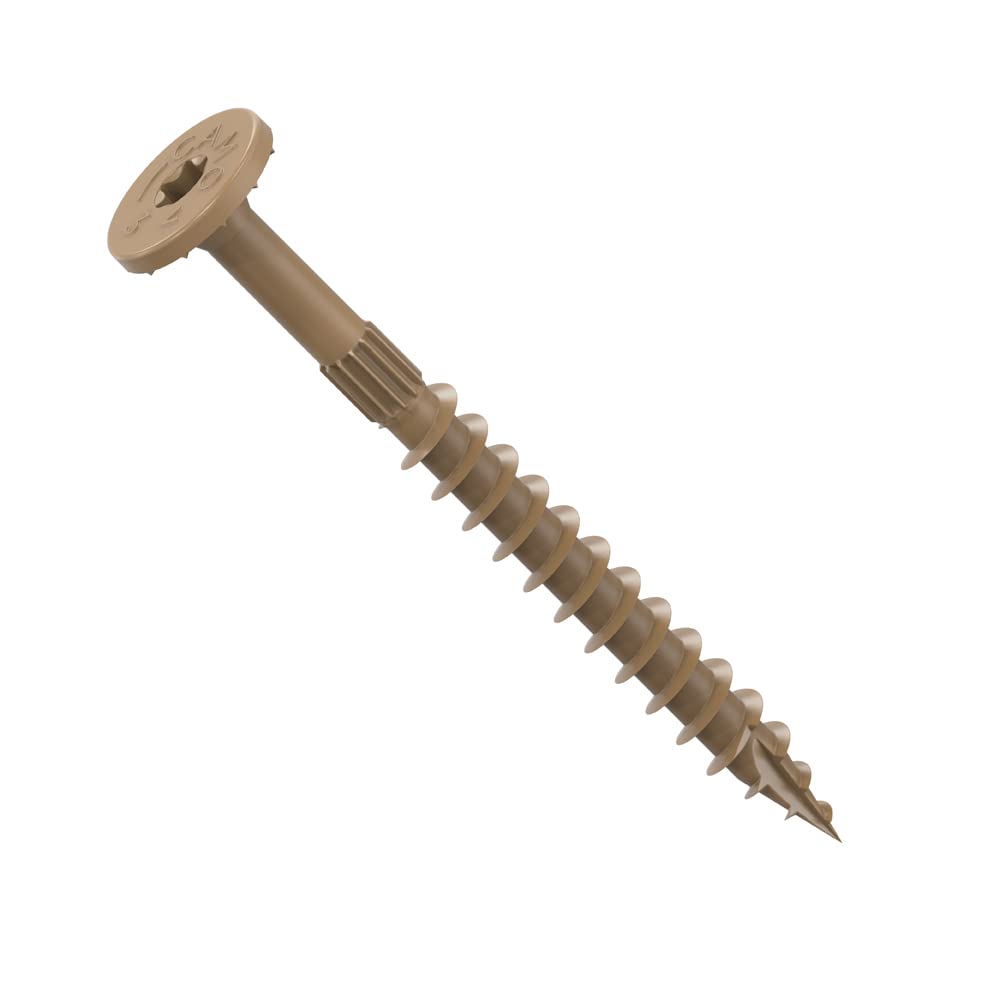 1/4 Multi-Purpose Flat Head Structural Screw - 3 x 1/4 - 10 ct (CAMO 360170)