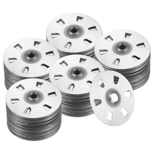 Rondelles de fixation en mousse panneau isolant acier galvanisé 4,5 cm - 500 pcs