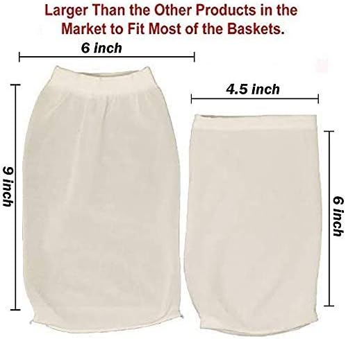 RANB Pool Skimmer Socks (30 Pack) - Durable Material Pre-Filter Saver Socks Net for Baskets and Skimmers