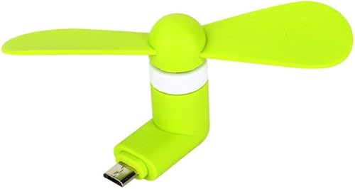 Miniatura 3 de EX ELECTRONIX EXPRESS Paquete de 6 ventiladores microUSB eléctricos portátiles para teléfonos inteligentes y tabletas, micro USB