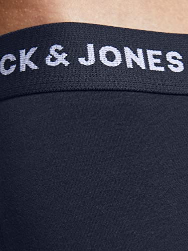 Jack & Jones Herren Jacsolid Trunks 10 Packs Boxershorts, 10x Navy Blazer ,S 4
