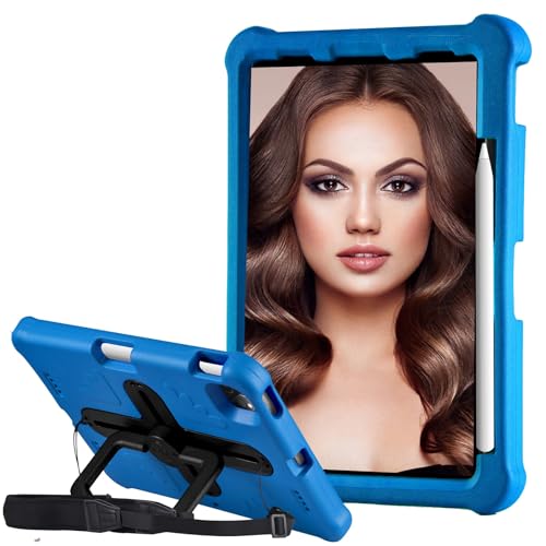 Funda para iPad Pro 11 resistente con soporte giratorio 360 y correa