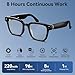 AI Smart Glasses with Camera, 1080P Video Recording Glasses, 8MP Camera Glasses, Real Time Translation, ChatGPT AI Voice Assistant, Open-Ear Audio,Sunglasses with Color-Changing Clear and Green Lenses