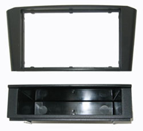 Autoleads FP-11-17 samochodowy adapter audio pojedynczy DIN do twarzy, czarny