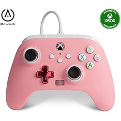 Mando con cable mejorado PowerA para Xbox - Rosa