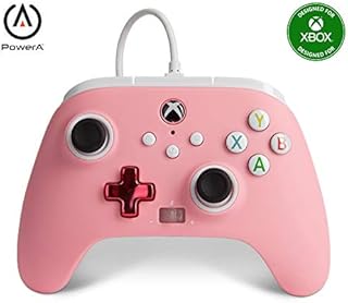 PowerA Enhanced Wired Controller for Xbox - Pink, Gamepad, Wired Video Game Controller, Gaming Controller, Xbox Series X|S, Xbox One - Xbox Series X