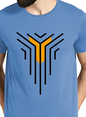 Image of ADRO Men's Solid Regular Fit T-Shirt