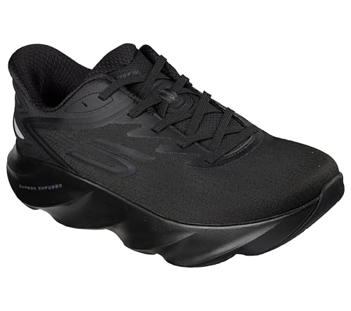 Skechers Men's Aero Burst Hands Free Slip-Ins Running Shoe, Black/Black, 8 by Skechers - Image 2