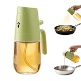 AIIONP 2 in 1 Glass Oil Sprayer & Dispenser, 2026 Premium Olive Oil Dispenser Bottle for Kitchen, Food-grade Oil...