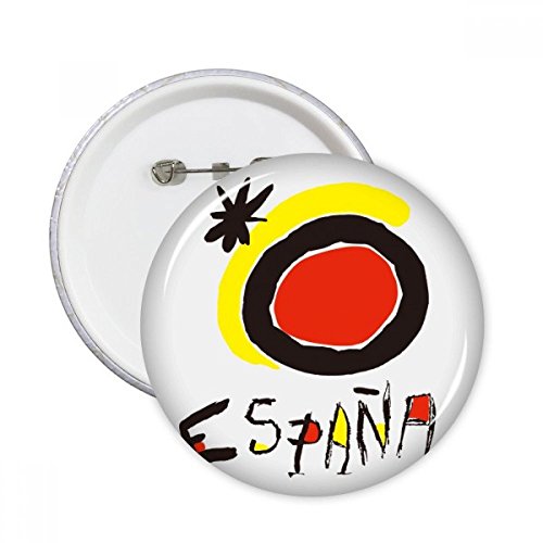 Badges soleil espagnol rouge et jaune pour masquer les imperfections de vos vêtements