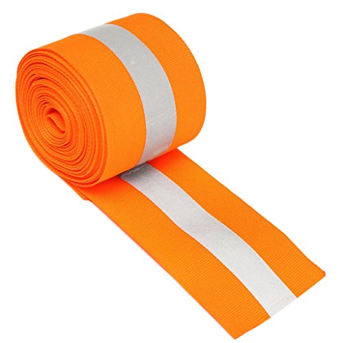 Preisvergleich Produktbild Sharplace Reflexstreifen Reflexfolie Reflektorfolie Reflektorband Reflexband schneidern Material, Gewebe, Orange