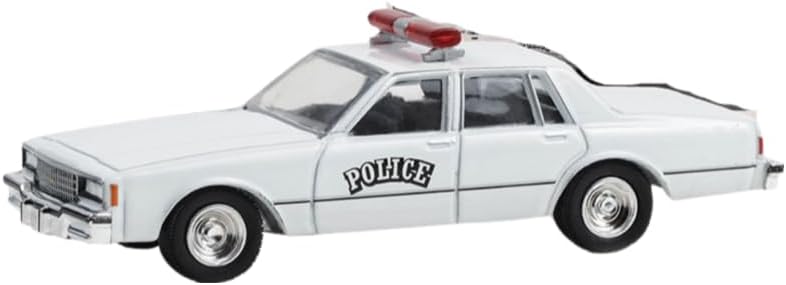 Greenlight 39130-E Vintage Ad Cars Series 9-1980 Chevy Impala 9C1 Policía "Chevrolet presenta dos opciones difíciles" Escala 164