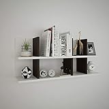  HOME MANIA Wandregal, Design Ketoj, L 90 x H. 40 cm – Wenge Braun