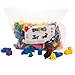 Snapo Jr. Ultimate Builder's Kit - 250 pcs - Colorful Blocks & Wheels, Connect On All 6 Sides, Build 3D-Slide-Rotate, STEM Toy, Toddler Kids Age 18mo+