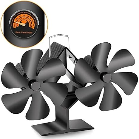 Wood Stove Fan Heat Powered Fireplace 