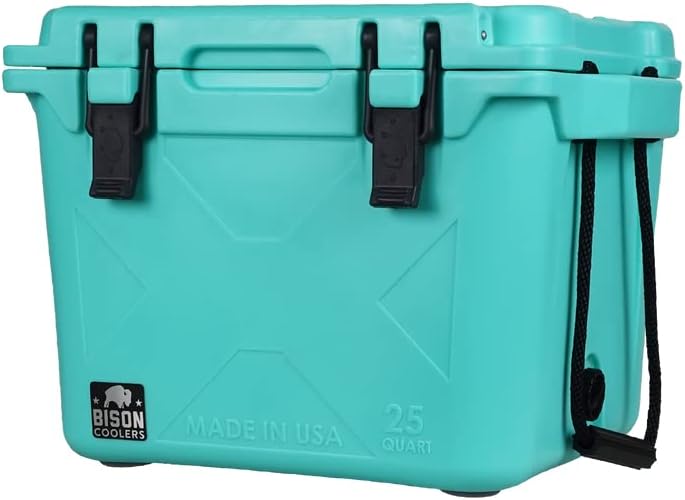 Bison Coolers Caja enfriadora extra grande de 125 cuartos de galón para cerveza, líquido o almuerzo, incluye 5 años de garantía  Fabricado en los