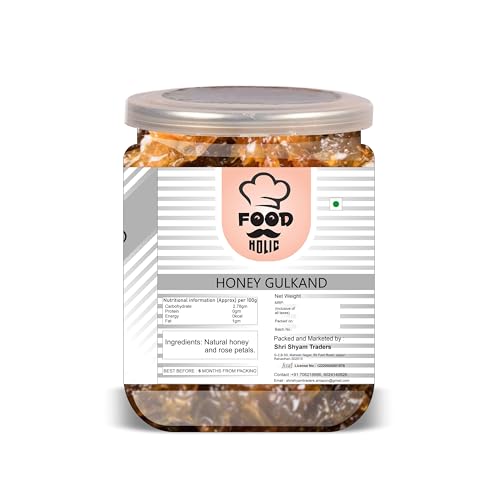 FOOD HOLIC Honey Gulkand 500 Gram Airtight Container miniatura 2