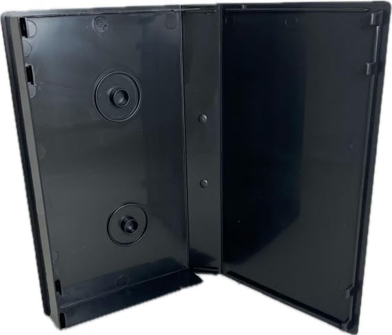 VHS Album Case, Black with Full Window Cover 100 Piece
