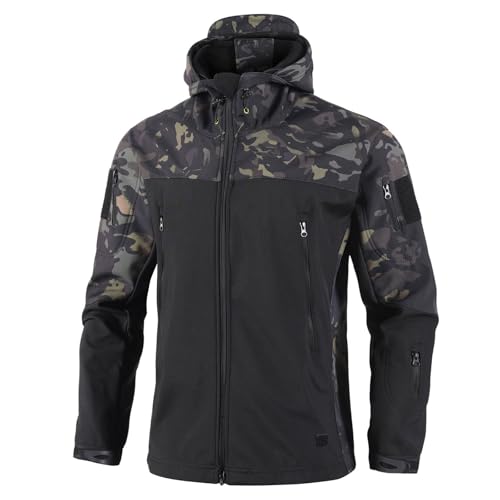 Veste imperméable technique homme chaude et coupe-vent haute protection