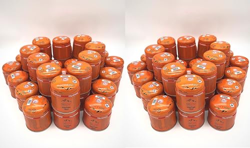 SMH LINE® 72x 190g Butan Stechkartusche Universal Gaskartuschen mit Sicherheitsventil Bunsenbrenner Gas Propan Mix Campingkocher Gaskocher Gasheizung Lötbrenner Gas-Stop-System