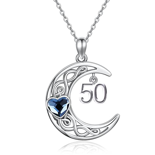 Collier lune en argent 925 TwoAnts : un bijou celtique d'exception au design raffiné