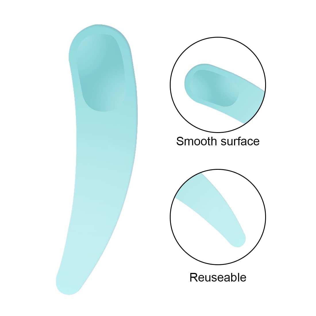 60pcs mini Spatules de maquillage crème pour le visage masque cuillère spatules en plastique cosmétique scoops pointe de spatules, Cuillère Pour Spatule à Crème,Cuillère De Beauté