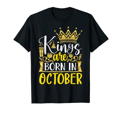 Kings are Born in October Birthday Gifts For Men Him