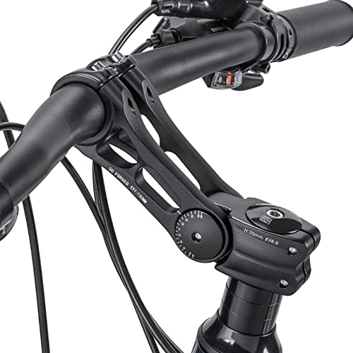 Adjustable MTB Stem 31.8mm 70 Degree - 90/110/130/145mm Bike Stem Riser for Handlebar - Aluminum Alloy Mountain Bike Handlebar Riser Extender for MTB Road City Bike Bicycle