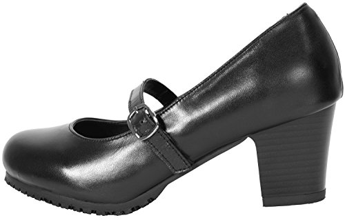 Footwear Women's Mary Jane,Black Leather,US 8 M4