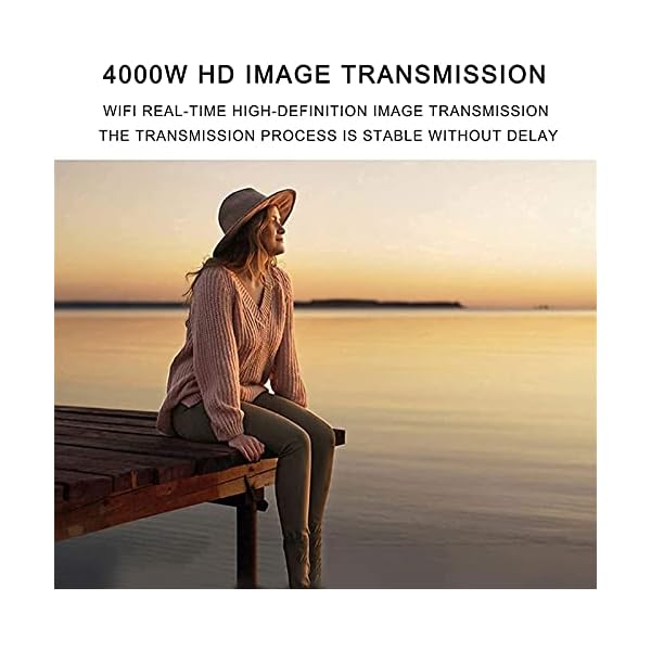HJRBM Bürstenlose Drohne 6K HD Professionelle 4K-Luftbildkamera 5000M Fernbedienung Quadcopter Langlebige und langlebige… – Bild 8
