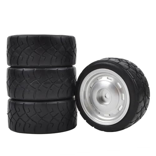 Jantes Tamiya M03 M04 M05 M06 en alliage aluminium argent pour voiture RC SW01