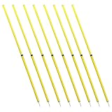 Bluedot Trading Soccer Agility Training Poles, Adjustable Telescopic, 3ft-6ft (8pc)