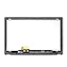 LCDOLED® Compatible 15.6 inch 1366x768 B156XTN03.1 LED LCD Display Touch Screen Digitizer Assembly + Bezel Replacement for Acer Aspire V5-571 V5-571P V5-571PG Series V5-571P-6657 V5-571P-6806 (Silver)